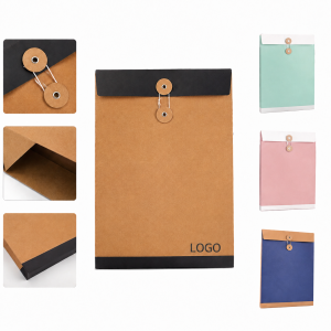 Durable Kraft String-and-Washer Document Portfolio Set