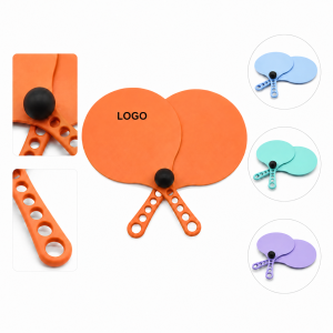 Vibrant Matte Finish Outdoor Beach Paddle and Ball Set