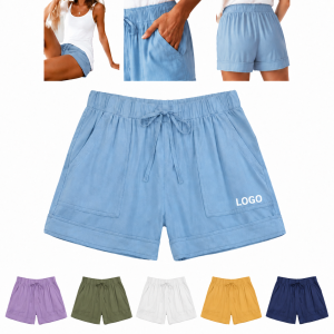 Women's Relaxed Fit Breathable Cotton-Blend Shorts - 6 Piece Collection